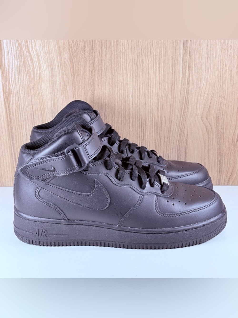 Nike Air Force 1 Mid '07 Triple Black DH2933-001 Size 7Y / Women’s Size 8.5